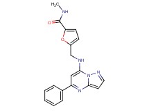 N-methyl-5-{[(5-phenylpyrazolo[1,5-a]pyrimidin-7-yl)amino]methyl}-2-furamide