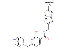 6-[(1S,4S)-2,5-diazabicyclo[2.2.1]hept-2-ylmethyl]-2-hydroxy-N-[(2-methylimidazo[2,1-b][1,3]thiazol-6-yl)methyl]nicotinamide