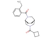 (1S*,5R*)-3-(cyclobutylcarbonyl)-6-(2-ethylbenzoyl)-3,6-diazabicyclo[3.2.2]nonane