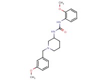 N-[1-(3-methoxybenzyl)-3-piperidinyl]-N'-(2-methoxyphenyl)urea