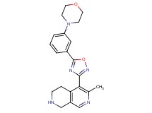 6-methyl-5-{5-[3-(4-morpholinyl)phenyl]-1,2,4-oxadiazol-3-yl}-1,2,3,4-tetrahydro-2,7-naphthyridine dihydrochloride