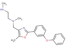 N,N'-dimethyl-N-{[5-methyl-2-(3-phenoxyphenyl)-1,3-oxazol-4-yl]methyl}ethane-1,2-diamine