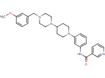 N-(3-{4-[4-(3-methoxybenzyl)-1-piperazinyl]-1-piperidinyl}phenyl)nicotinamide