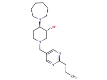 (3R*,4R*)-4-(1-azepanyl)-1-[(2-propyl-5-pyrimidinyl)methyl]-3-piperidinol