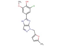 2-chloro-6-methoxy-4-{1-[(5-methyl-2-furyl)methyl]-1,4-dihydroimidazo[4,5-c]pyrazol-5-yl}phenol
