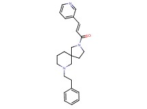 7-(2-phenylethyl)-2-[(2E)-3-(3-pyridinyl)-2-propenoyl]-2,7-diazaspiro[4.5]decane