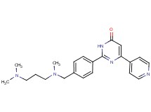2-(4-{[[3-(dimethylamino)propyl](methyl)amino]methyl}phenyl)-6-pyridin-4-ylpyrimidin-4(3H)-one