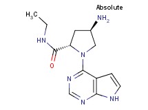 (4R)-4-amino-N-ethyl-1-(7H-pyrrolo[2,3-d]pyrimidin-4-yl)-L-prolinamide