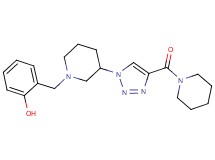 2-({3-[4-(1-piperidinylcarbonyl)-1H-1,2,3-triazol-1-yl]-1-piperidinyl}methyl)phenol