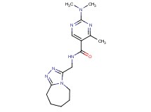 2-(dimethylamino)-4-methyl-N-(6,7,8,9-tetrahydro-5H-[1,2,4]triazolo[4,3-a]azepin-3-ylmethyl)-5-pyrimidinecarboxamide