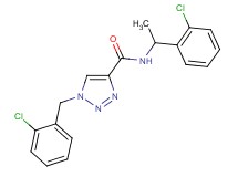 1-(2-chlorobenzyl)-N-[1-(2-chlorophenyl)ethyl]-1H-1,2,3-triazole-4-carboxamide
