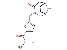 N,N-dimethyl-5-{[rel-(1S,6R)-4-oxo-3,9-diazabicyclo[4.2.1]non-3-yl]methyl}-2-furamide hydrochloride