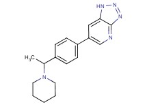 6-[4-(1-piperidin-1-ylethyl)phenyl]-1H-[1,2,3]triazolo[4,5-b]pyridine