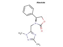 (4S)-3-[(1,3-dimethyl-1H-1,2,4-triazol-5-yl)methyl]-4-phenyl-1,3-oxazolidin-2-one
