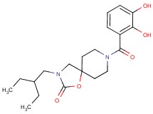 8-(2,3-dihydroxybenzoyl)-3-(2-ethylbutyl)-1-oxa-3,8-diazaspiro[4.5]decan-2-one