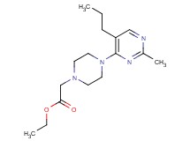 ethyl [4-(2-methyl-5-propylpyrimidin-4-yl)piperazin-1-yl]acetate