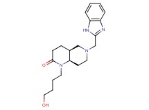(4aS*,8aR*)-6-(1H-benzimidazol-2-ylmethyl)-1-(4-hydroxybutyl)octahydro-1,6-naphthyridin-2(1H)-one