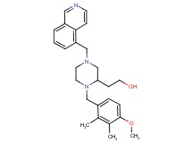 2-[4-(5-isoquinolinylmethyl)-1-(4-methoxy-2,3-dimethylbenzyl)-2-piperazinyl]ethanol