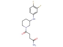 4-{3-[(3,4-difluorophenyl)amino]-1-piperidinyl}-4-oxobutanamide