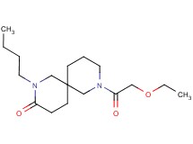 2-butyl-8-(ethoxyacetyl)-2,8-diazaspiro[5.5]undecan-3-one