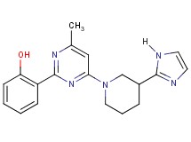 2-{4-[3-(1H-imidazol-2-yl)-1-piperidinyl]-6-methyl-2-pyrimidinyl}phenol