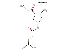 methyl (2S,4R)-4-{[(isopropylthio)acetyl]amino}-1-methylpyrrolidine-2-carboxylate