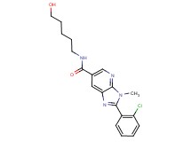 2-(2-chlorophenyl)-N-(5-hydroxypentyl)-3-methyl-3H-imidazo[4,5-b]pyridine-6-carboxamide
