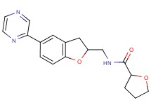 N-{[5-(2-pyrazinyl)-2,3-dihydro-1-benzofuran-2-yl]methyl}tetrahydro-2-furancarboxamide