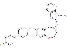 7-{[4-(4-fluorophenyl)-1-piperazinyl]methyl}-4-[(1-methyl-1H-benzimidazol-2-yl)methyl]-2,3,4,5-tetrahydro-1,4-benzoxazepine