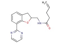 N-{[7-(2-pyrimidinyl)-2,3-dihydro-1-benzofuran-2-yl]methyl}-4-pentenamide