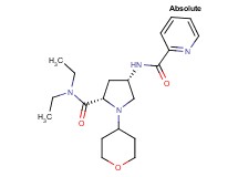 N-[(3S,5S)-5-[(diethylamino)carbonyl]-1-(tetrahydro-2H-pyran-4-yl)pyrrolidin-3-yl]pyridine-2-carboxamide