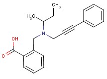2-{[sec-butyl(3-phenylprop-2-yn-1-yl)amino]methyl}benzoic acid