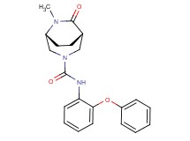 (1S*,5R*)-6-methyl-7-oxo-N-(2-phenoxyphenyl)-3,6-diazabicyclo[3.2.2]nonane-3-carboxamide