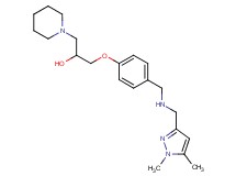 1-[4-({[(1,5-dimethyl-1H-pyrazol-3-yl)methyl]amino}methyl)phenoxy]-3-(1-piperidinyl)-2-propanol