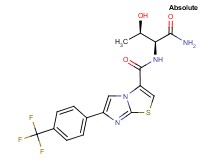 N-[(1S,2R)-1-(aminocarbonyl)-2-hydroxypropyl]-6-[4-(trifluoromethyl)phenyl]imidazo[2,1-b][1,3]thiazole-3-carboxamide