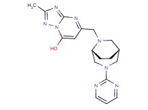 2-methyl-5-{[(1R*,5R*)-3-(2-pyrimidinyl)-3,6-diazabicyclo[3.2.2]non-6-yl]methyl}[1,2,4]triazolo[1,5-a]pyrimidin-7-ol