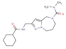 2-{[(cyclohexylcarbonyl)amino]methyl}-N,N-dimethyl-7,8-dihydro-4H-pyrazolo[1,5-a][1,4]diazepine-5(6H)-carboxamide