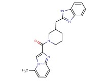 2-({1-[(5-methylimidazo[1,2-a]pyridin-2-yl)carbonyl]-3-piperidinyl}methyl)-1H-benzimidazole