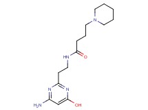 N-[2-(4-amino-6-hydroxy-2-pyrimidinyl)ethyl]-4-(1-piperidinyl)butanamide