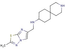 N-[(2-methylimidazo[2,1-b][1,3,4]thiadiazol-6-yl)methyl]-3-azaspiro[5.5]undecan-9-amine