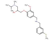 1-[isopropyl(methyl)amino]-3-[2-methoxy-4-({[3-(methylthio)benzyl]amino}methyl)phenoxy]-2-propanol