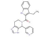5-[(3-ethyl-1H-indol-2-yl)carbonyl]-4-pyridin-3-yl-4,5,6,7-tetrahydro-3H-imidazo[4,5-c]pyridine