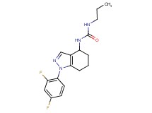 N-[1-(2,4-difluorophenyl)-4,5,6,7-tetrahydro-1H-indazol-4-yl]-N'-propylurea