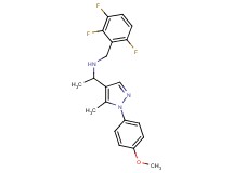 1-[1-(4-methoxyphenyl)-5-methyl-1H-pyrazol-4-yl]-N-(2,3,6-trifluorobenzyl)ethanamine
