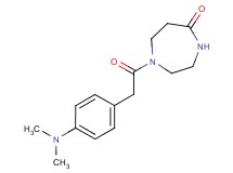 1-{[4-(dimethylamino)phenyl]acetyl}-1,4-diazepan-5-one