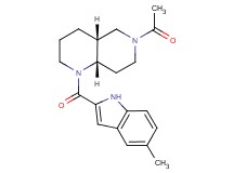 (4aR*,8aS*)-6-acetyl-1-[(5-methyl-1H-indol-2-yl)carbonyl]decahydro-1,6-naphthyridine