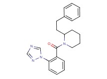 2-(2-phenylethyl)-1-[2-(1H-1,2,4-triazol-1-yl)benzoyl]piperidine