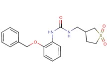 N-[2-(benzyloxy)phenyl]-N'-[(1,1-dioxidotetrahydro-3-thienyl)methyl]urea