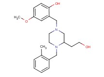 2-{[3-(2-hydroxyethyl)-4-(2-methylbenzyl)-1-piperazinyl]methyl}-4-methoxyphenol