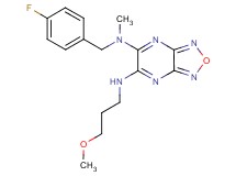 N-(4-fluorobenzyl)-N'-(3-methoxypropyl)-N-methyl[1,2,5]oxadiazolo[3,4-b]pyrazine-5,6-diamine